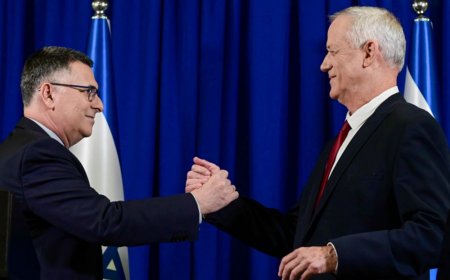 Предатели народа Израиля Ганц и Саар вместе