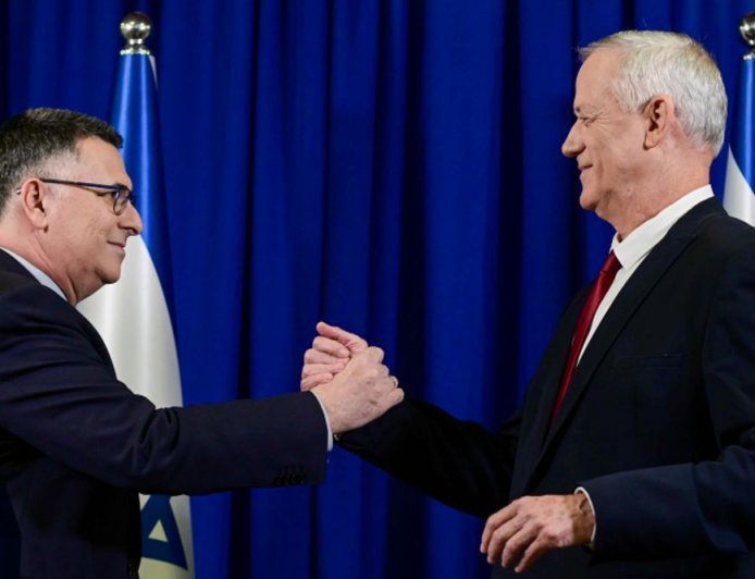 Предатели народа Израиля Ганц и Саар вместе